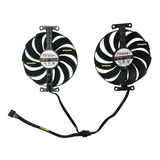 Dual Cooler Fan P/ Placa De Video Asus Rx 6700 5 Pinos