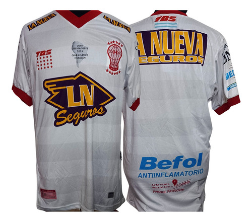 Camiseta De Huracan Tbs 2015 Ed. Lim. Libertadores Talle Xxl