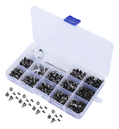 Kit De Ferramentas De Fixação Bullet Rivet Punk Nail Snap, 2