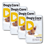 Kit C/ 4 Fraldas Descartável Cães Macho Dogs Care M = 96 Uni