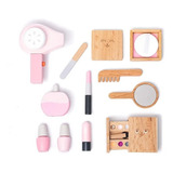 Set De Belleza Y Maquillaje De Madera Pedagogía Activa