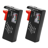 2 Pack Battery Tester, Universal Battery Checker For Aa...