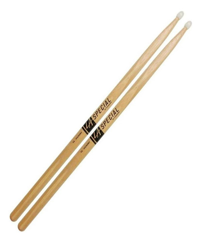 Baqueta Promark 5a Ponta De Nylon La5an La Special Hickory