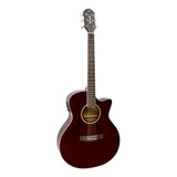 Violão Giannini Gsf-3 Ceq Translucent Dark Wine Aço Elétrico