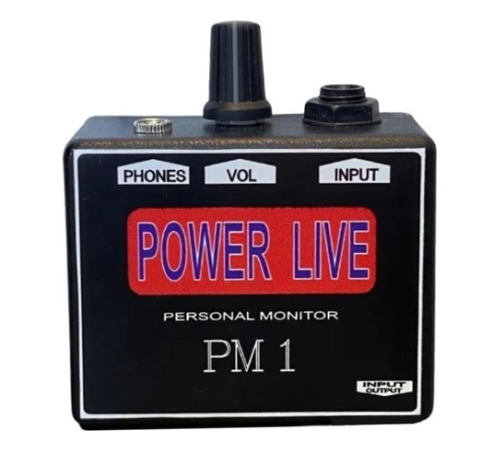 Amplificador De Fone Retorno C/ Fonte New Live Power Live
