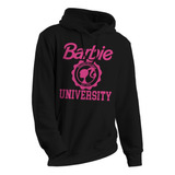 Blusa De Frio Moletom Barbie University Boneca Filme Novo