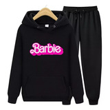 Conjunto Blusa E Calça Moletom Barbie