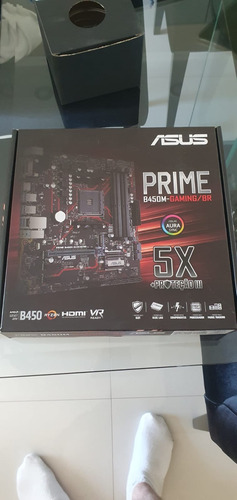 Placa-mãe Asus Am4 Prime B450m-gaming/br 4 X Ddr4 Matx