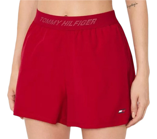 Short Deportivo Tommy Hilfiger 1378 Mujer Wh