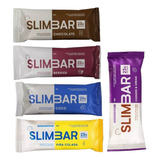 Pack Barras De Proteina Slimbar 60gr C/u - 5 Sabores Sabor Surtidos