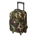 Rockland, Bolsa De Viaje De 17 Pulgadas, Con Ruedas., Camufl