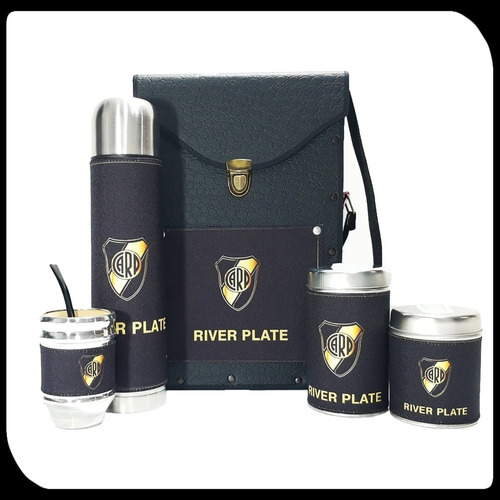 Set Matero Kit De Mate Equipo River Plate Copa Libertadores