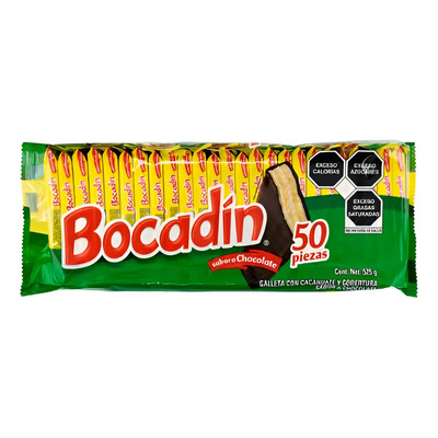 Bocadin Sabor A Chocolate 50pz