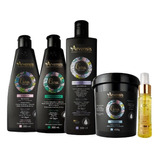 Kit Arvensis Cachos Shampoo +cond. +ativ.+masc+ Oleo Tec Oil