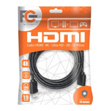 Cabo Hdmi 05 Metros 4k Ultra Hd Fc Fontes