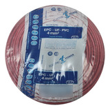 Cable Unipolar 1x4mm2 Rojo Electronic Power Conectors X25mts