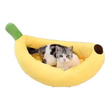 Cama Banana Grande Para Mascotas Perros Gatos L