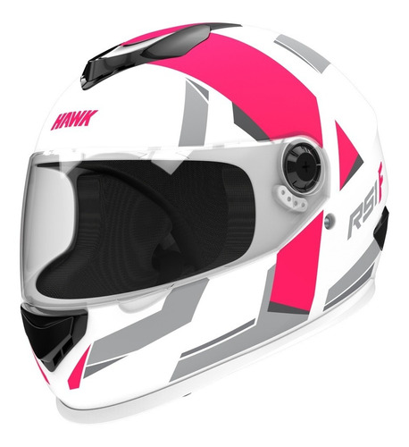 Casco Moto Hawk Rs1 F Integral Fucsia Mujer Tienda Oficial F