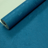 Papel De Parede Texturizado Vinílico Azul Escuro Premium Top