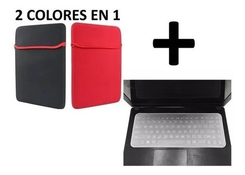 Funda Para Portátil + Protector Teclado Silicona 14   15 