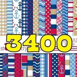 Kit Scrapbook Actualizado Papeles Marinero + 3400 Imagenes 4