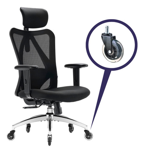 Silla Escritorio Oficina Sihoo M18 Ergonomica Gamer Postural