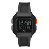 Reloj Puma Hombre Silicona Digital Cuadrado 50m P5020