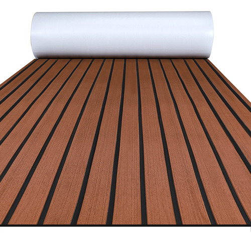 Pisos De Espuma Eva Para Barcos 240cm X 90cm-marron/negro