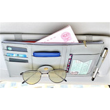 Porta Objetos Celular Carteira Óculos Para Quebra Sol Carro