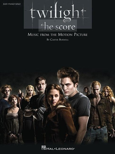 Libro De Partituras Twilight The Score: Solo Piano Fácil