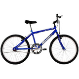 Bicicleta Aro 26 Masculina Adulto Sem Marcha Azul