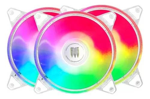 Kit 3 Fans Cooler Master Argb Air Water Hub Controlador 12v