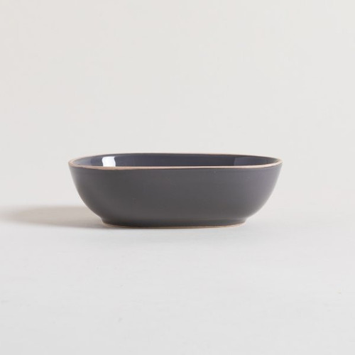 Bowl Compotera Zarzis Gris Oscuro Con Borde Natural