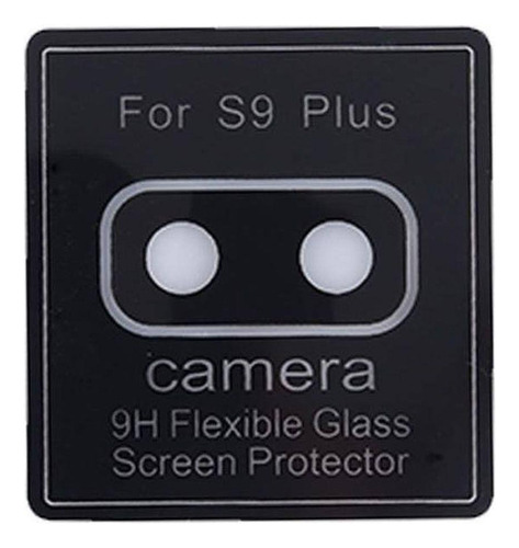 Película Gel C/ Borda Preta Lente Camera Para Galaxy S9 Plus