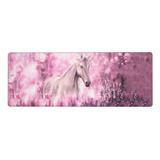 Horse Acuarela Rosa Alfombrilla De Ratón Xl Grande Para Con