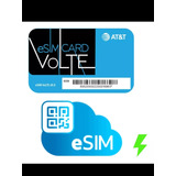 E-sim Prepago At&t +100 De Saldo Sim Virtual