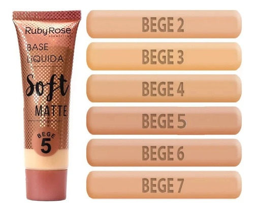 Base Liquida Soft Matte - Hb8050 - Rubyrose