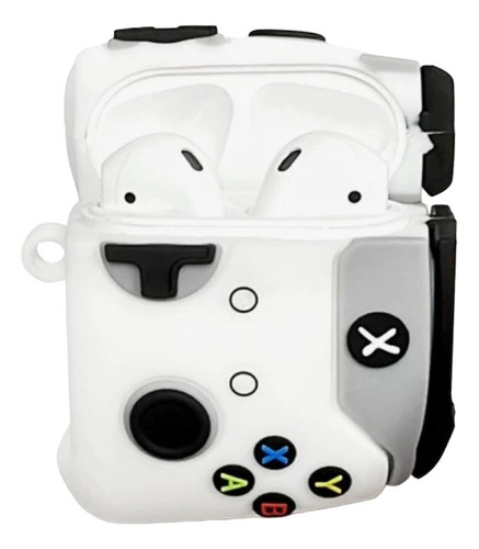 Funda Carcasa Para AirPods Estuche Audifonos Control Mando