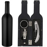 Set Kit De Vino 3 Piezas En Botella Regalo Empresarial Ofert