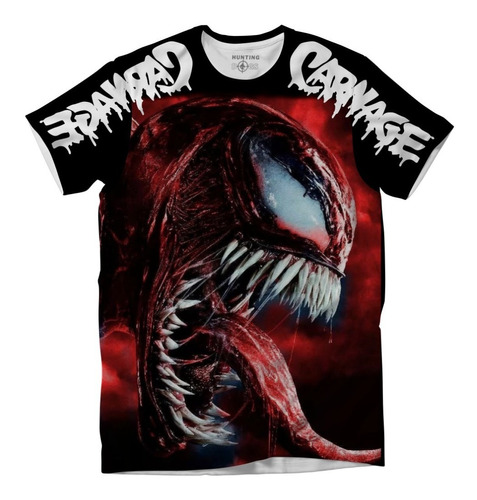 Playera Niño Super Heroes Carnage Spandex Calidad Premium