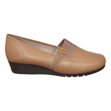 Sapato Feminino Moleca 5156781 Anabela Confortável