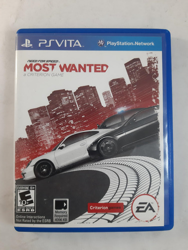 Juego Need For Speed Most Wanted Ps Vita Fisico Usado
