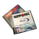 100 Blu-ray Gravável Bd-r 25gb Nipponic 6x No Box Slim