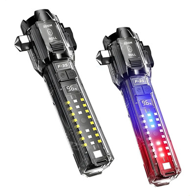 2 Lámparas De Mano Led Portátiles Recargables, Focus.
