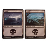 2 Cartas Magic Lord Of The Rings Swamp Land Mtg Lotr