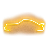 Placa Luminosa Led Neon Porche Ferrari Porsche 911 Carro