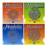 Lote X 4 Libros Para Pintar - Mandalas Antiestres - Dibujos