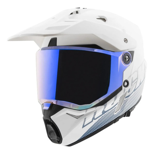 Casco Doble Propósito Joe Rocket Rkt 26 Solar Flare Blanco 