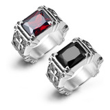 Par Anillos Compromiso Parejas Promesa Titanio A255 Cruz Duo