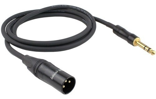 Cable Audio Xlr Macho A Plug De 1/4 Balanceado De 7,5 Mt